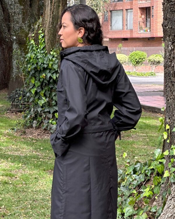 Abrigo AGATA negro - Imagen 3