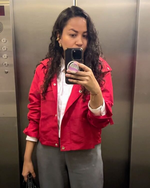 Chaqueta MALVA roja - Imagen 2